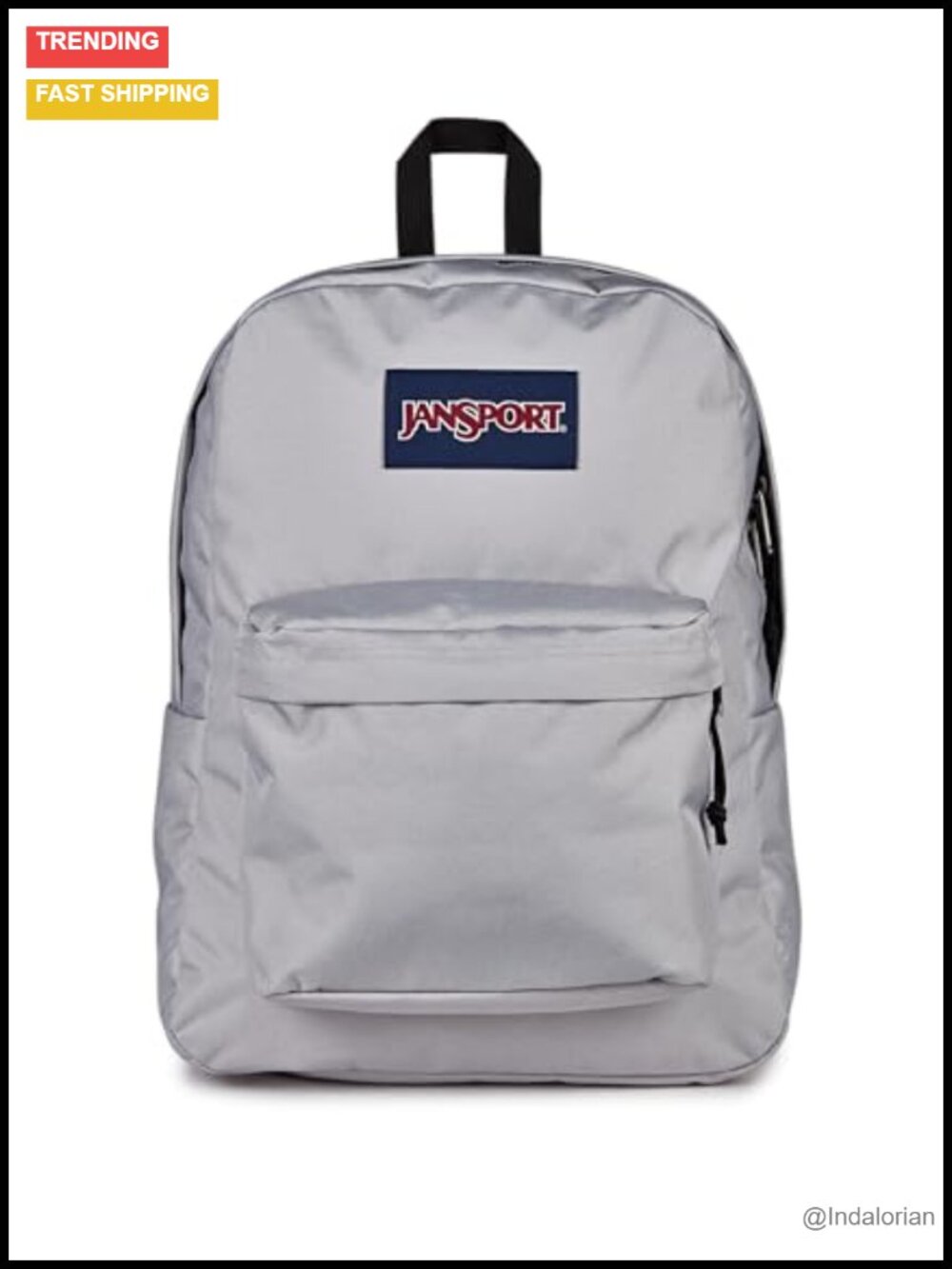 Durable Lightweight Backpack with Main Compartment and Front Organizer Pocket